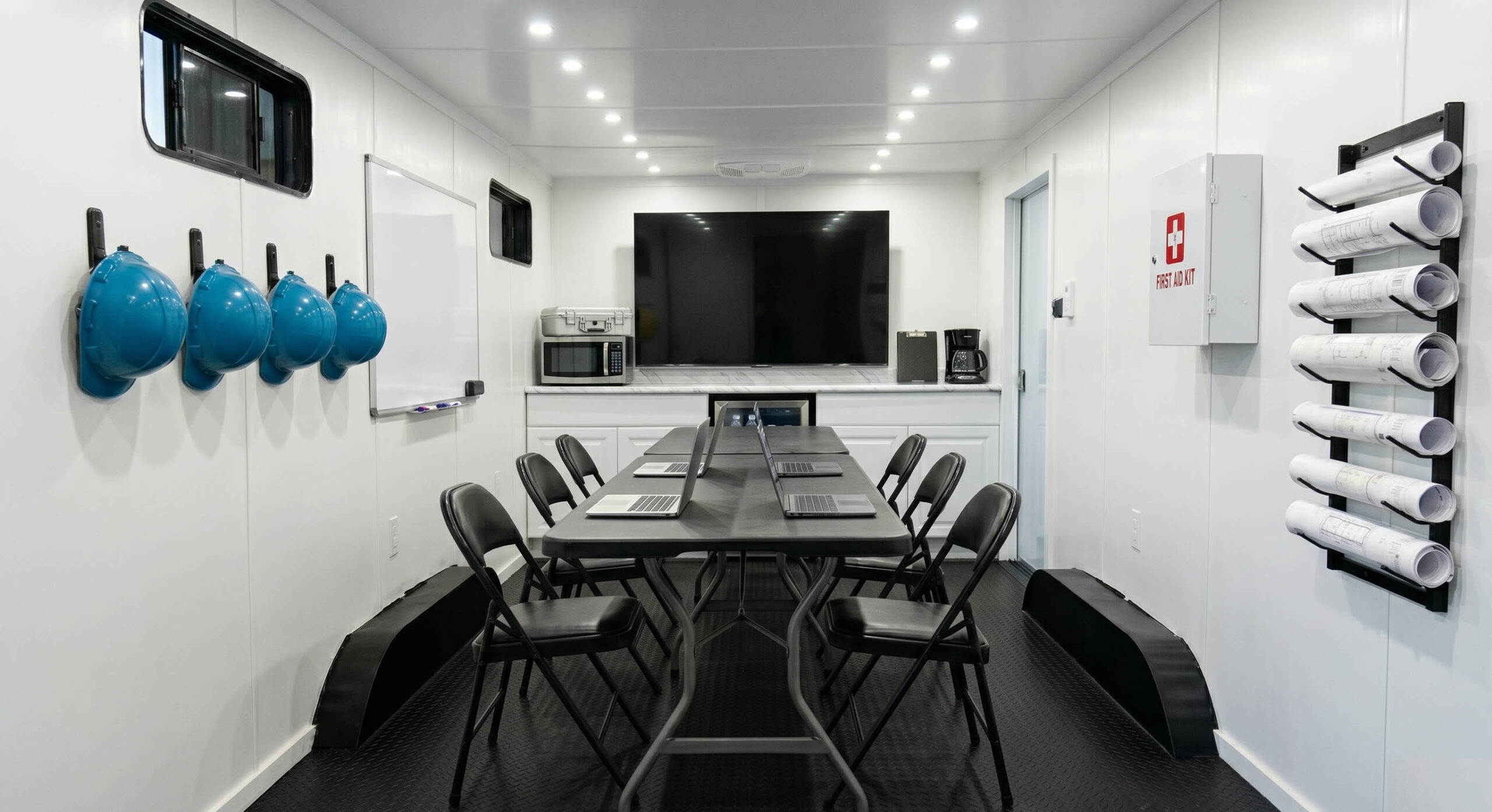 inside trailer